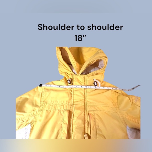 Abercrombie & Fitch, Fish Hawk Cliff Jacket, Yellow & White, Unisex, Large - Picture 6 of 16